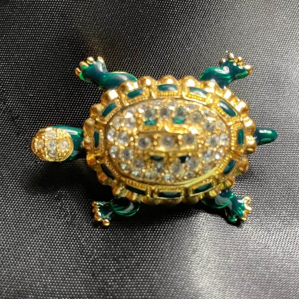 Turtle Figural Brooch